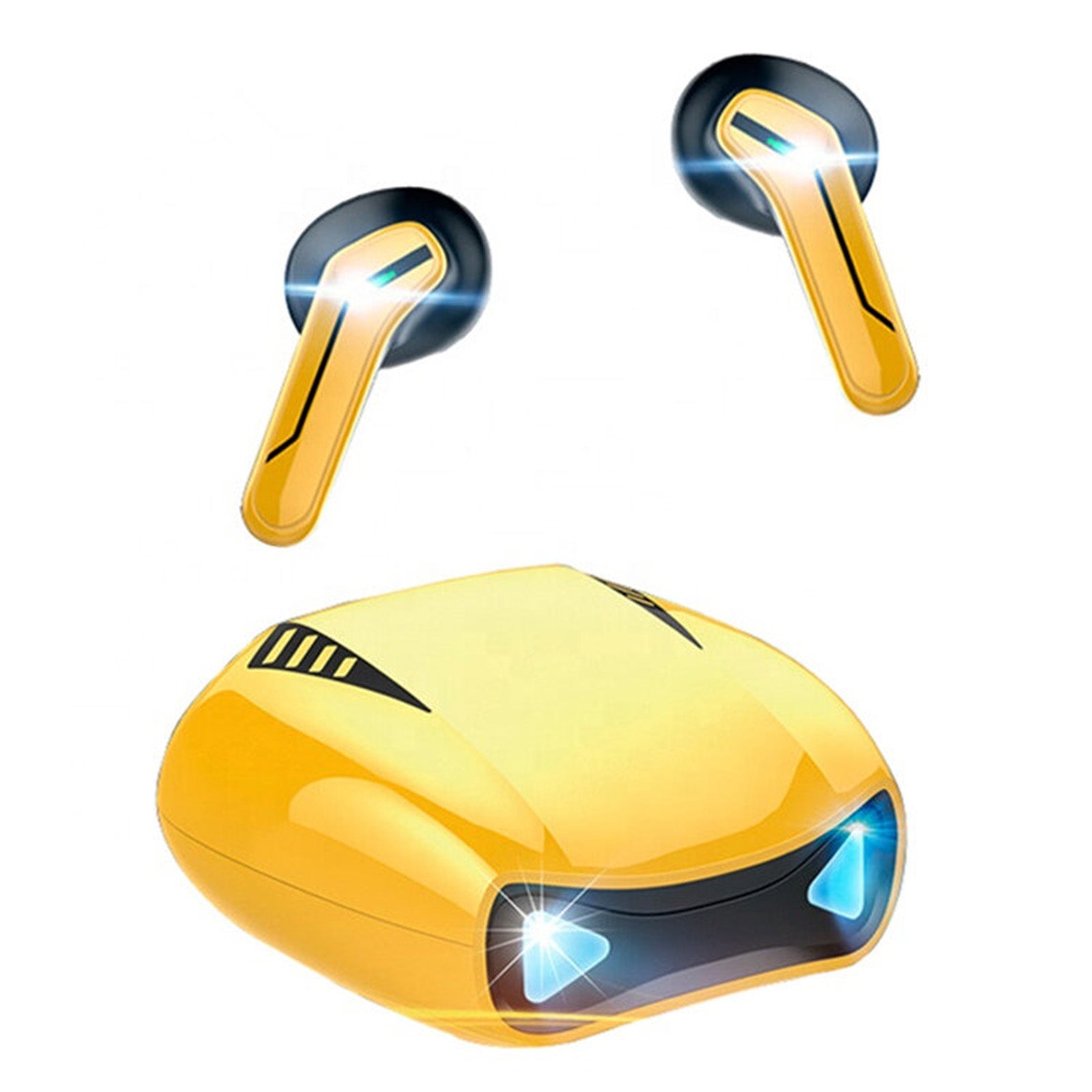 Aircar TWS Bluetooth 5.0 Headphones Dual Drivers Earphones Low Latency Gaming Stereo Earbuds Waterproof Headset with LED Light Aircar TWS Bluetooth 5.0 Headphones Dual Drivers Earphones Low Latency Gaming Stereo Earbuds Waterproof Headset with LED Light